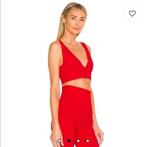 V Neck Bra Top in Ruby 
WeWoreWhat - size XS